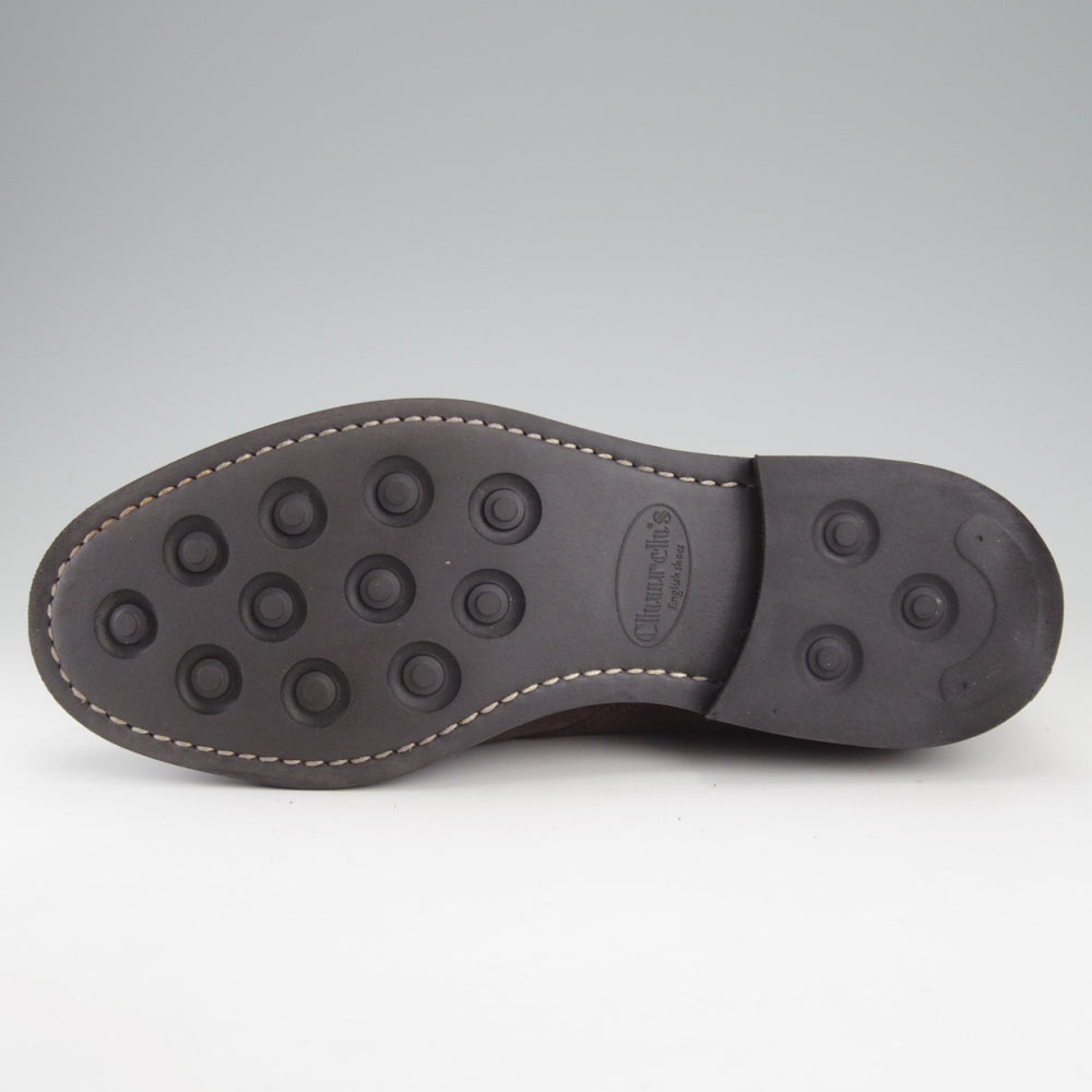 極美品★チャーチ 85G/UK8.5【定価￥165,000-★ライトウェイトソール/RYDER 3 LW】81ラスト/チャッカブーツ/スエード/濃茶/Church's★o109