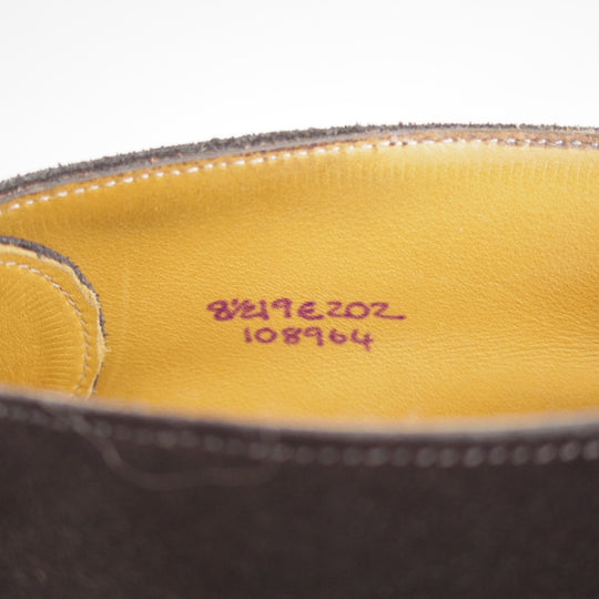 美品★エドワードグリーン 8.5E【定価￥291,500-★BANBURY/バンバリー】202ラスト/チャッカブーツ/スエード/黒/EDWARD GREEN★o650