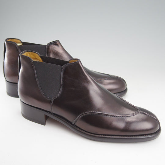 未使用★(伊製)Le Yucca's/レユッカス SIZE 41【貴重★(青山)BLOOM&BRANCH別注/エンツォ・ボナフェ製】サイドゴアブーツ/黒系★o110