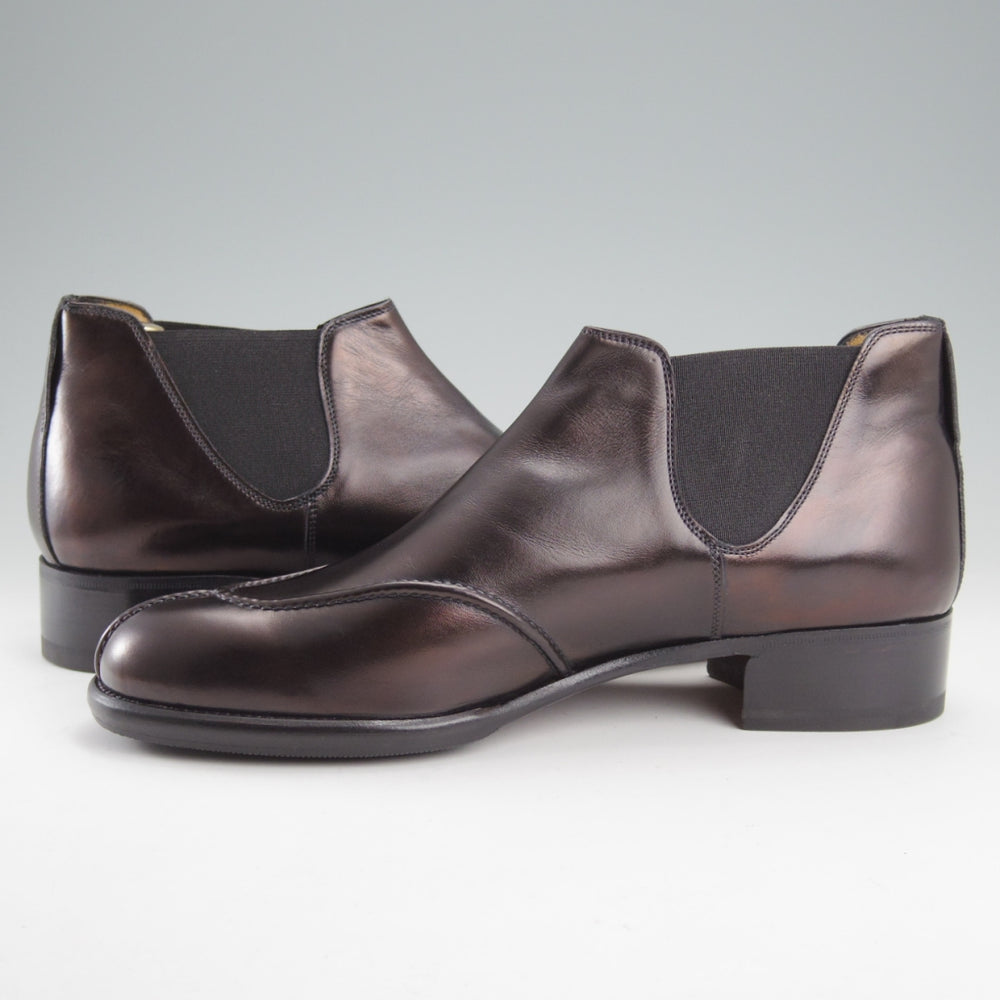 未使用★(伊製)Le Yucca's/レユッカス SIZE 41【貴重★(青山)BLOOM&BRANCH別注/エンツォ・ボナフェ製】サイドゴアブーツ/黒系★o110