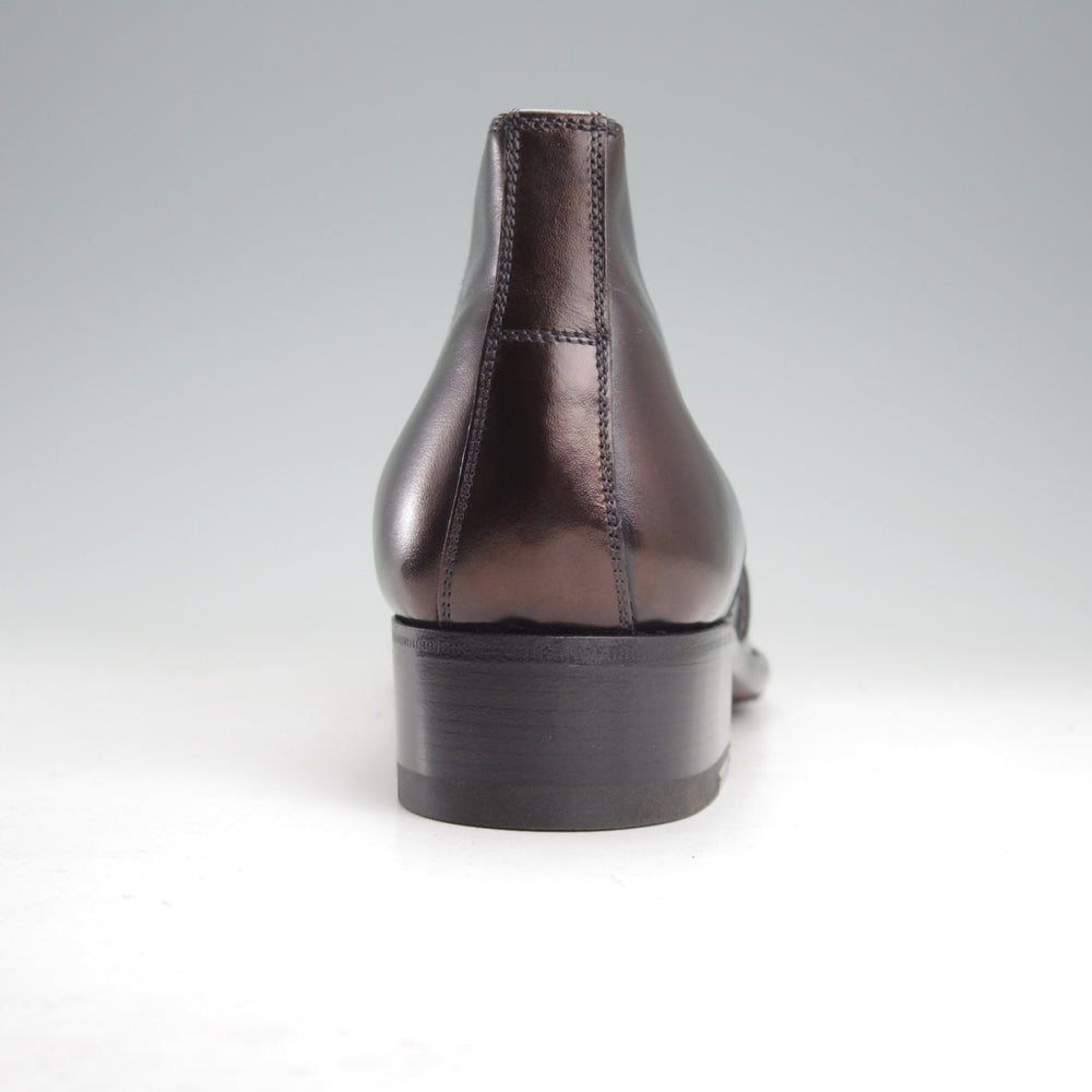 未使用★(伊製)Le Yucca's/レユッカス SIZE 41【貴重★(青山)BLOOM&BRANCH別注/エンツォ・ボナフェ製】サイドゴアブーツ/黒系★o110