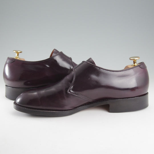 極美品★オールデン 8D【定価￥218,900-★コードバン仕様/モディファイドラスト】1878/モンクストラップ/#8/バーガンディー/ALDEN★o651