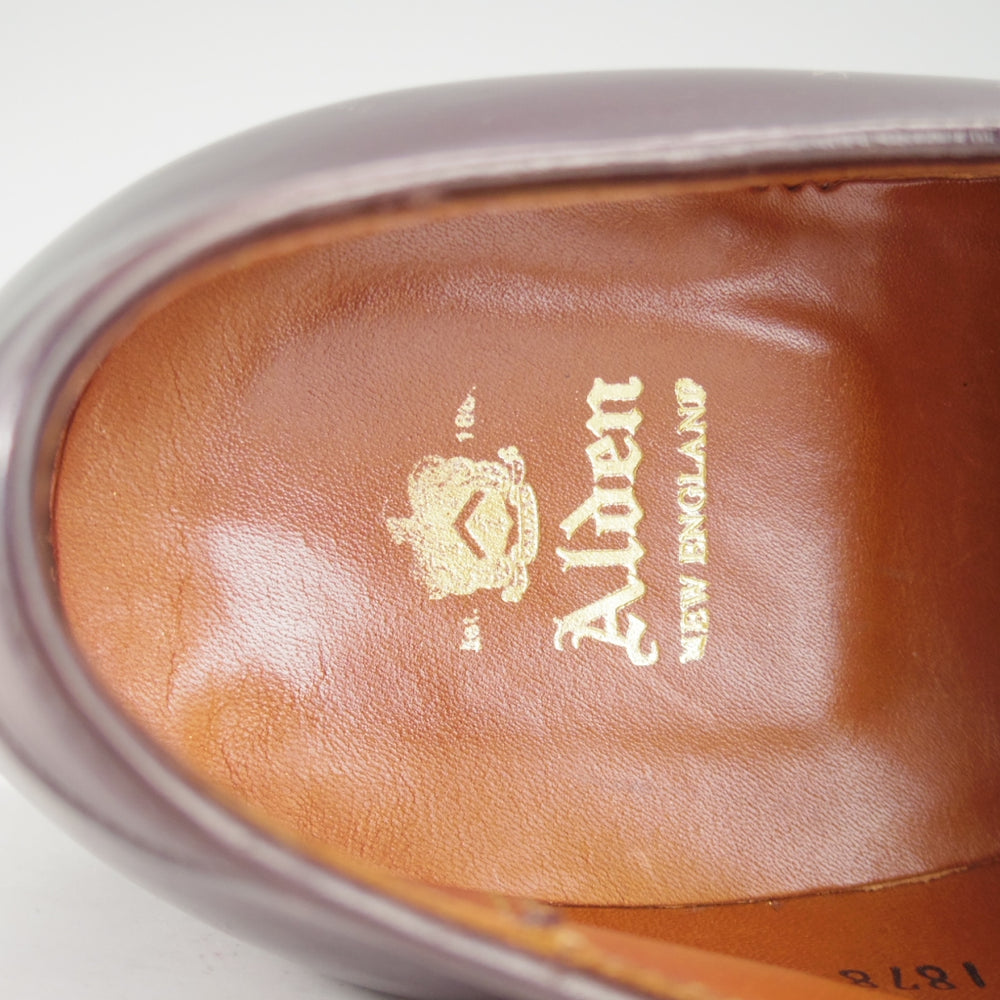 極美品★オールデン 8D【定価￥218,900-★コードバン仕様/モディファイドラスト】1878/モンクストラップ/#8/バーガンディー/ALDEN★o651