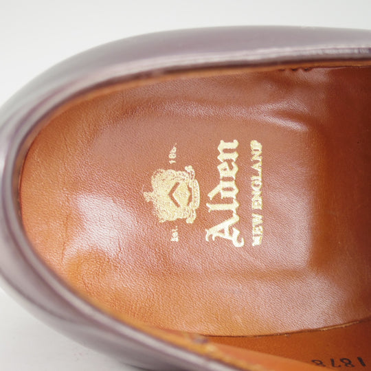 極美品★オールデン 8D【定価￥218,900-★コードバン仕様/モディファイドラスト】1878/モンクストラップ/#8/バーガンディー/ALDEN★o651