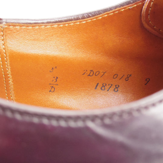 極美品★オールデン 8D【定価￥218,900-★コードバン仕様/モディファイドラスト】1878/モンクストラップ/#8/バーガンディー/ALDEN★o651