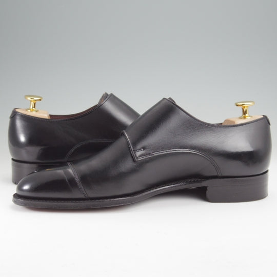 極美品★(英)チーニー 6.5F【定価￥108,900-★インペリアルコレクション/HOLYROOD】208ラスト/ダブルモンク/カーフ/黒/CHEANEY★n108