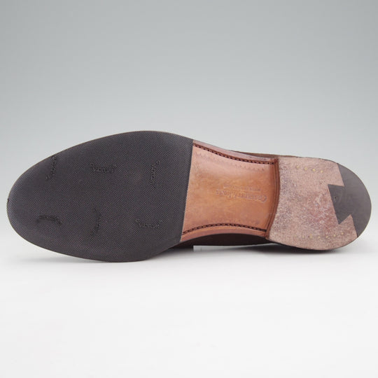 極上★クロケット&ジョーンズ 5.5E【定価￥104,500-★HARVARD 2/ハーバード2】コインローファー/376ラスト/スエード/濃茶/メンズ★o111