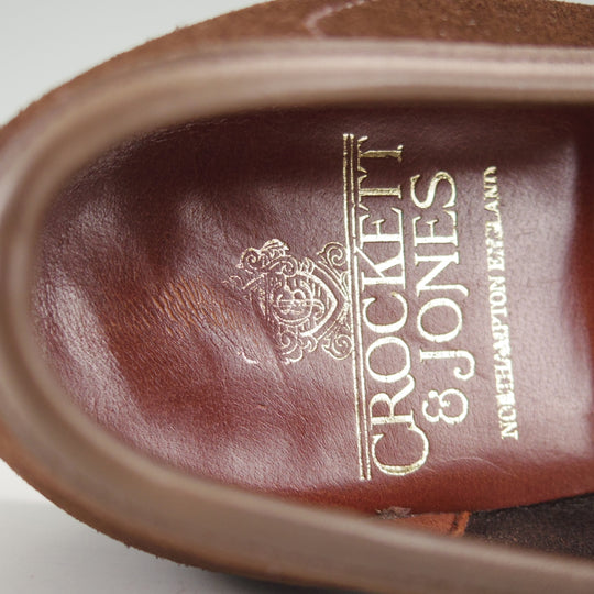 極上★クロケット&ジョーンズ 5.5E【定価￥104,500-★HARVARD 2/ハーバード2】コインローファー/376ラスト/スエード/濃茶/メンズ★o111