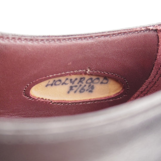 極美品★(英)チーニー 6.5F【定価￥108,900-★インペリアルコレクション/HOLYROOD】208ラスト/ダブルモンク/カーフ/黒/CHEANEY★n108