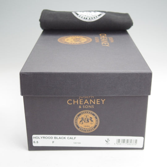 極美品★(英)チーニー 6.5F【定価￥108,900-★インペリアルコレクション/HOLYROOD】208ラスト/ダブルモンク/カーフ/黒/CHEANEY★n108