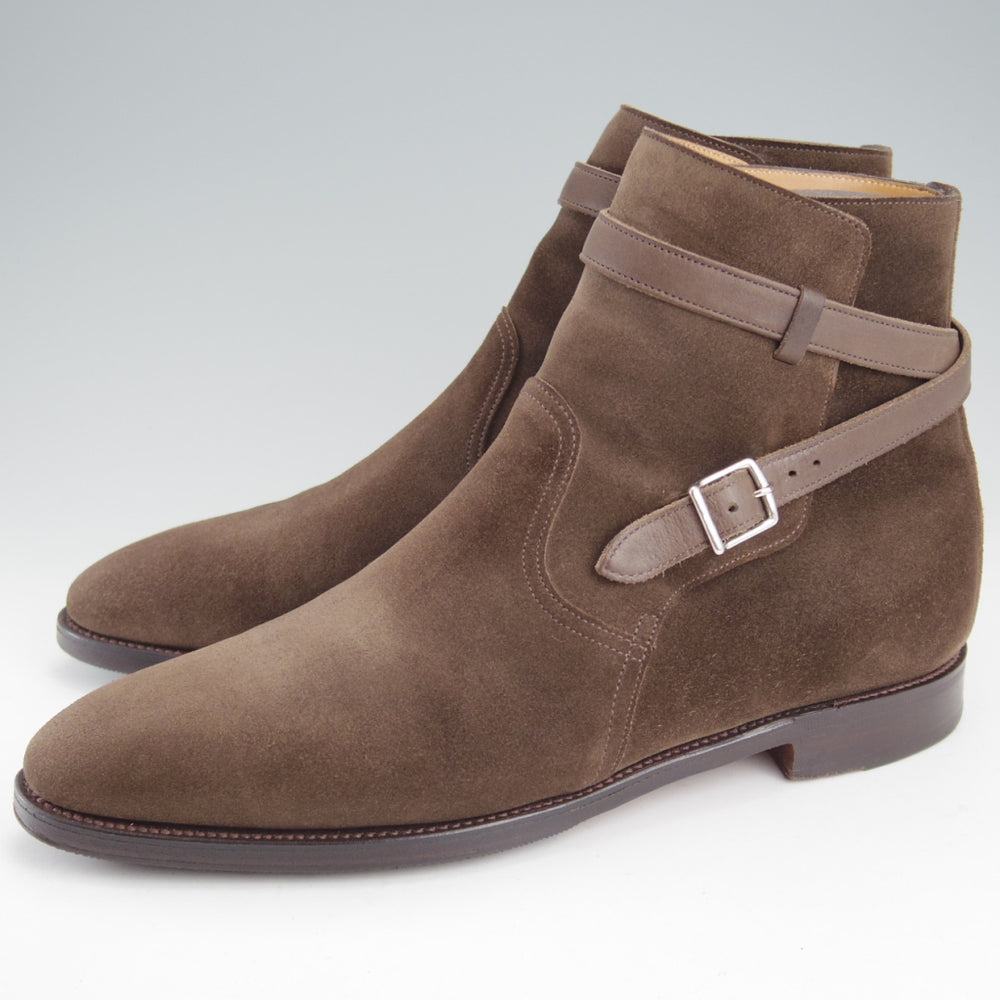 極上★ジョンロブ 7.5E【同系モデル定価￥398,200-★JODHPUR 2/ジョッパーブーツ】7000Bラスト/スエード/PEWTER/濃茶/JOHN LOBB★o112