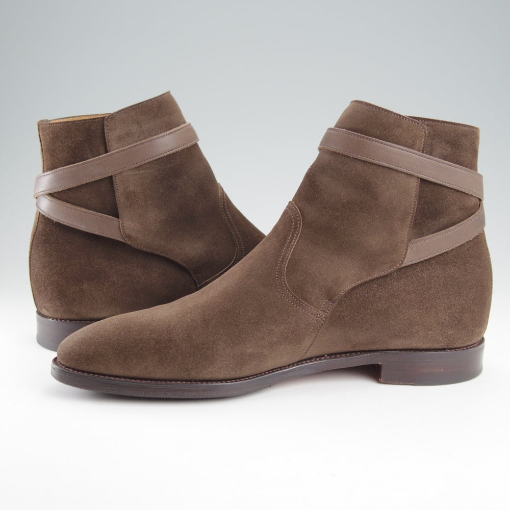 極上★ジョンロブ 7.5E【同系モデル定価￥398,200-★JODHPUR 2/ジョッパーブーツ】7000Bラスト/スエード/PEWTER/濃茶/JOHN LOBB★o112