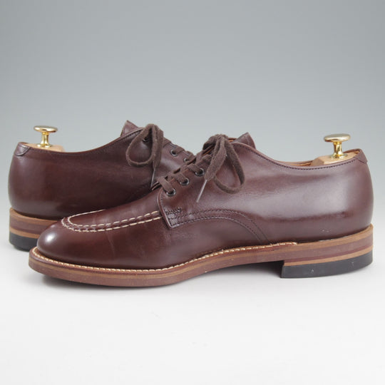 極美品★オールデン 8D【現行定価18万円以上★BEAMS PLUS別注/モックトゥOX/43924】カーフ/茶/メンズ/ビームス/ALDEN★p225