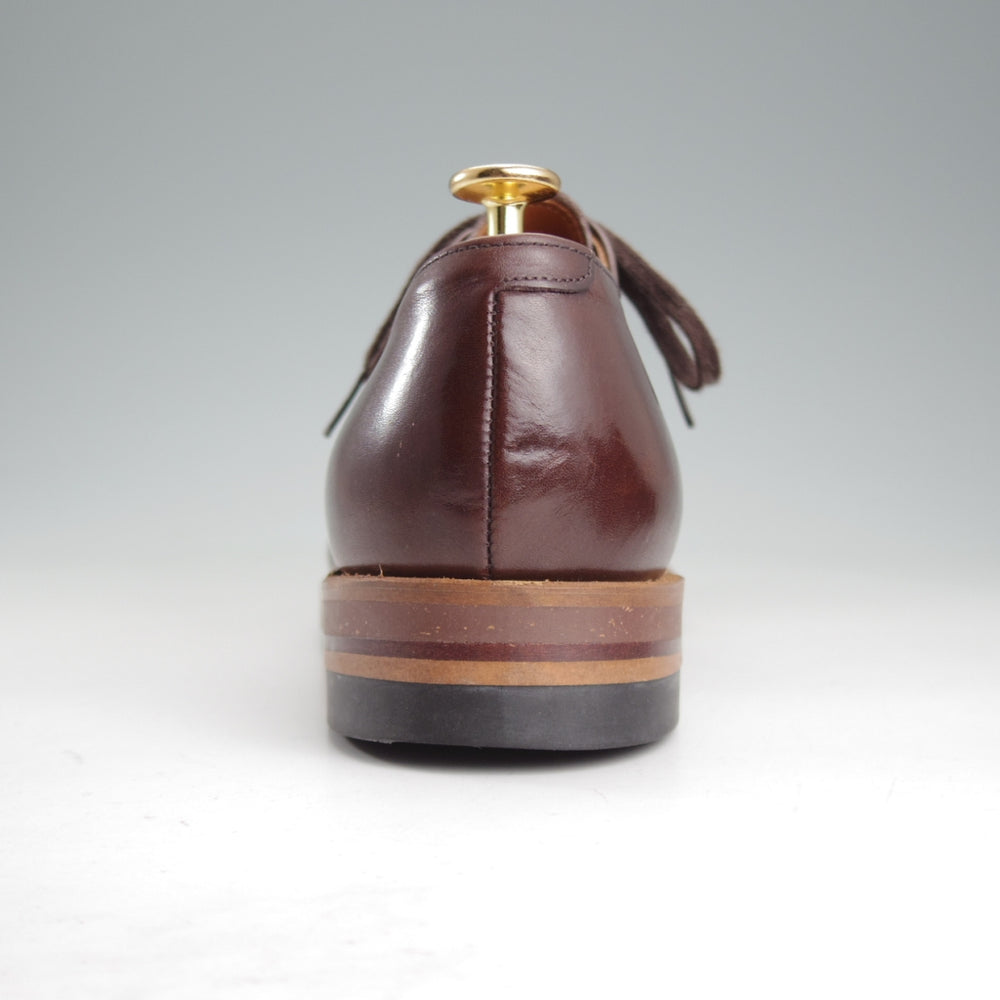 極美品★オールデン 8D【現行定価18万円以上★BEAMS PLUS別注/モックトゥOX/43924】カーフ/茶/メンズ/ビームス/ALDEN★p225