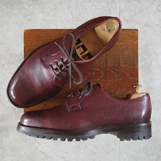 極美品★(英)チーニー 8F【現行定価9万円以上★ヴェルトショーン製法/MALVERN C】コマンドソール/4436ラスト/赤茶/メンズ/CHEANEY★o125