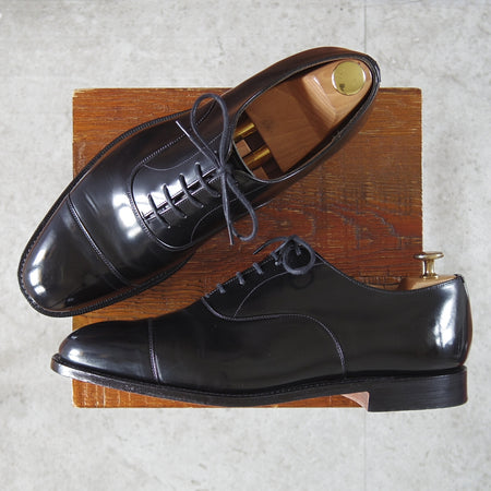 美品★チャーチ 80G/UK8【定価￥181,500-★コンサル/CONSUL】173ラスト/ストレートチップ/黒/メンズ/Church's★o127