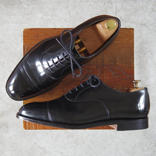 美品★チャーチ 80G/UK8【定価￥181,500-★コンサル/CONSUL】173ラスト/ストレートチップ/黒/メンズ/Church's★o127