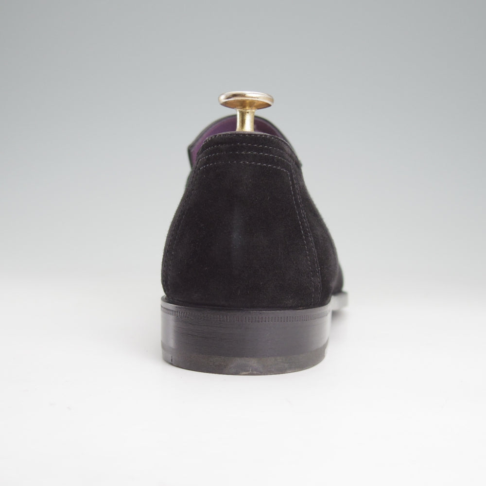 未使用★(仏)ベルルッティ SIZE 8【現行定価30万円以上★ANDY/アンディ】コインローファー/スエード/黒/メンズ/Berluti★o114