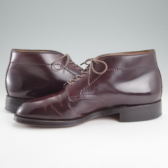 美品★オールデン 6D【現行定価20万円以上★コードバン/6アイレット仕様のチャッカブーツ/8648】モディファイドラスト/赤茶/ALDEN★o115