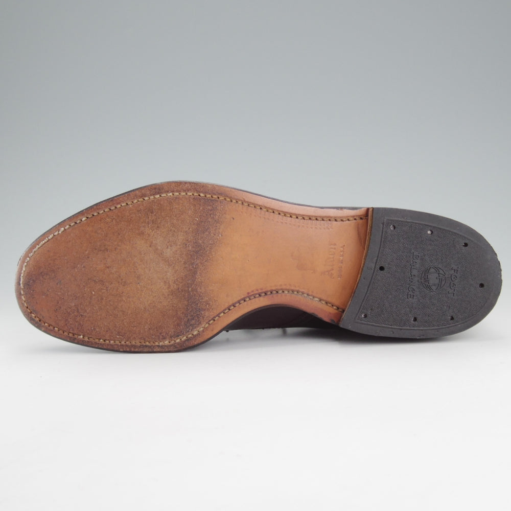 美品★オールデン 6D【現行定価20万円以上★コードバン/6アイレット仕様のチャッカブーツ/8648】モディファイドラスト/赤茶/ALDEN★o115