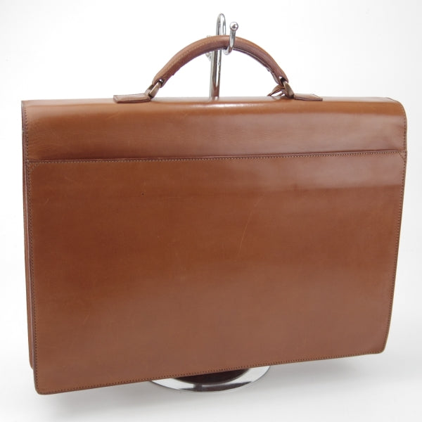 極上★ダンヒル/dunhill【フランス製★ブリーフケース】レザー/メンズ/ビジネス/バッグ/茶/革/鞄★N5960