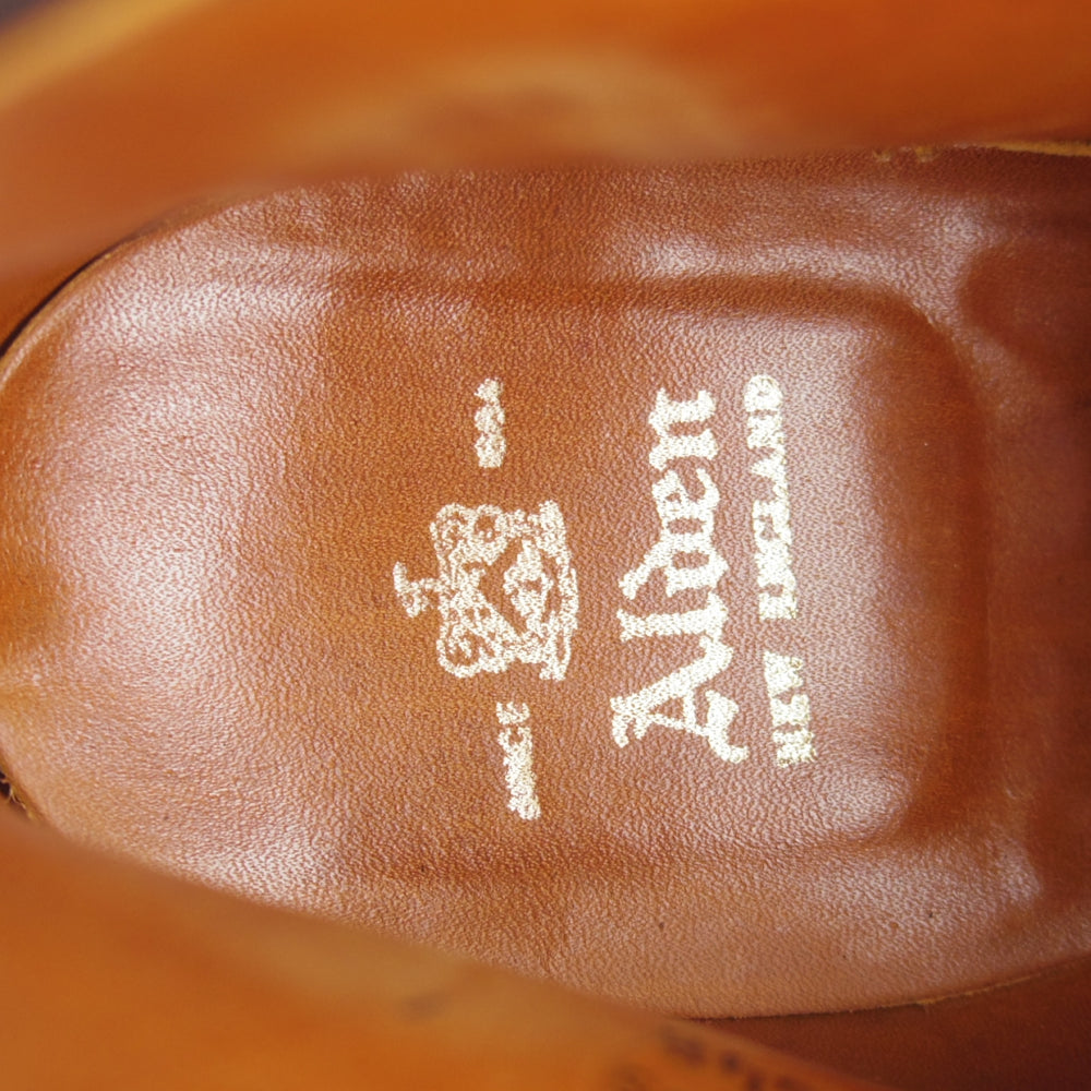 美品★オールデン 6D【現行定価20万円以上★コードバン/6アイレット仕様のチャッカブーツ/8648】モディファイドラスト/赤茶/ALDEN★o115