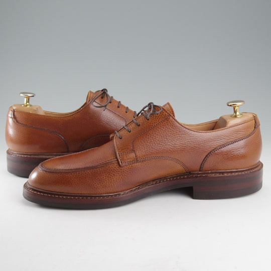 極美品★クロケット&ジョーンズ 8E【定価￥121,000-★ダイナイトソール仕様/DURHAM】325ラスト/Uチップ/茶/メンズ/Crockett&Jones★o656