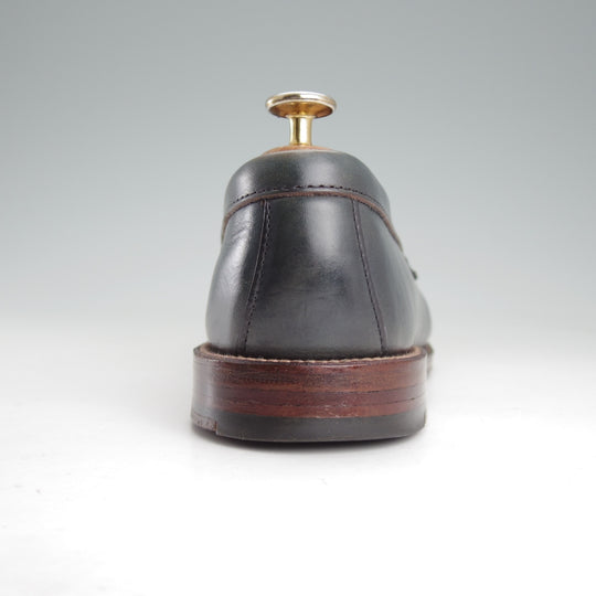 美品★オールデン 7D【貴重★(ハワイ)Leather Soul別注/クロムエクセルレザー仕様/17835】ヴァンラスト/コインローファー/紺/ALDEN★o116