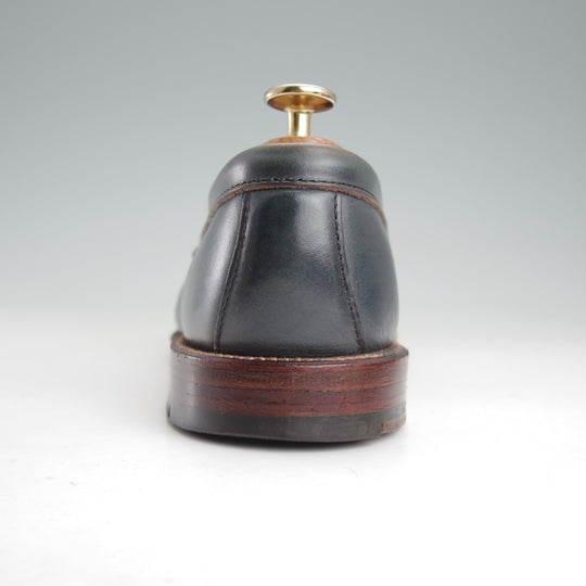 美品★オールデン 7D【貴重★(ハワイ)Leather Soul別注/クロムエクセルレザー仕様/17835】ヴァンラスト/コインローファー/紺/ALDEN★o116