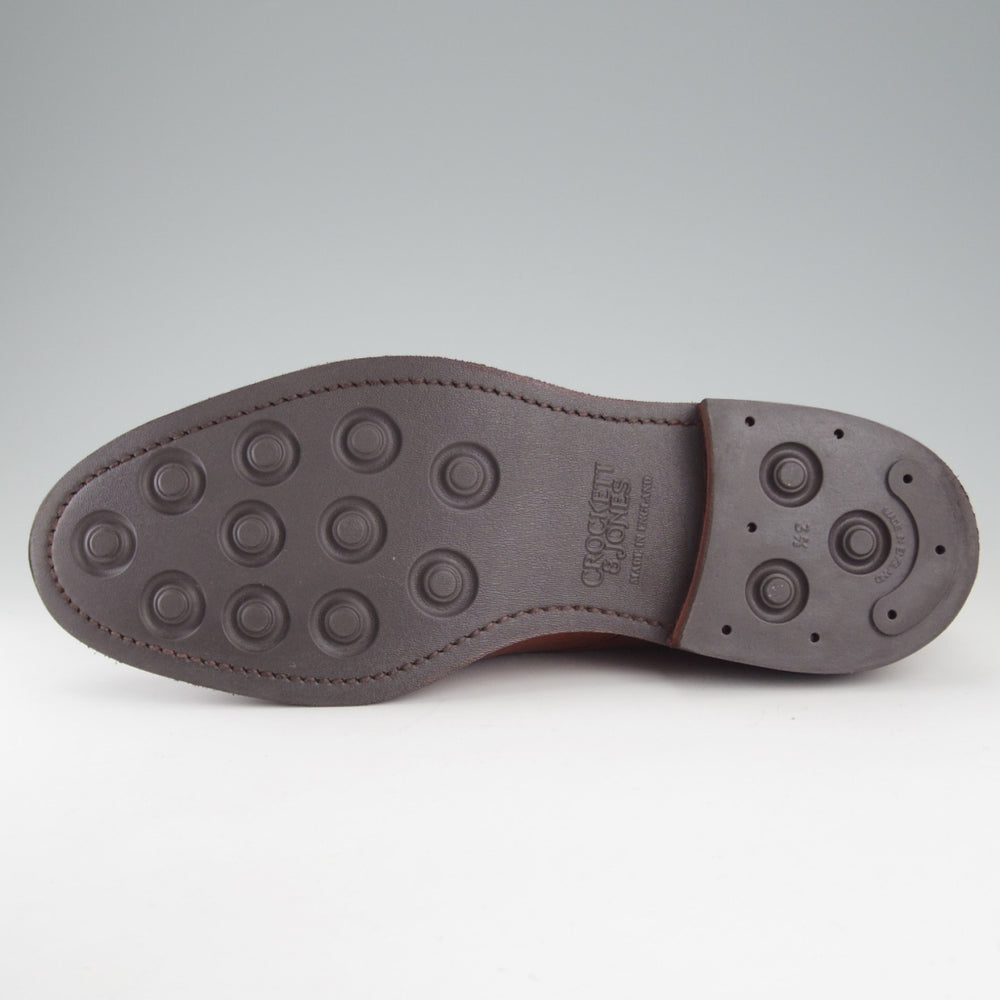 極美品★クロケット&ジョーンズ 8E【定価￥121,000-★ダイナイトソール仕様/DURHAM】325ラスト/Uチップ/茶/メンズ/Crockett&Jones★o656