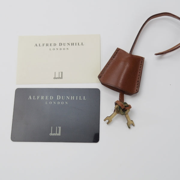 極上★ダンヒル/dunhill【フランス製★ブリーフケース】レザー/メンズ/ビジネス/バッグ/茶/革/鞄★N5960