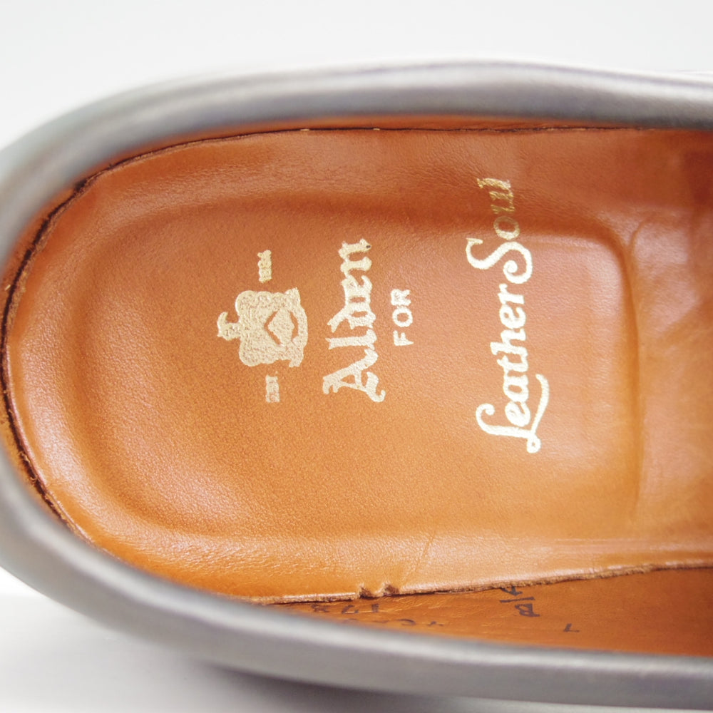 美品★オールデン 7D【貴重★(ハワイ)Leather Soul別注/クロムエクセルレザー仕様/17835】ヴァンラスト/コインローファー/紺/ALDEN★o116