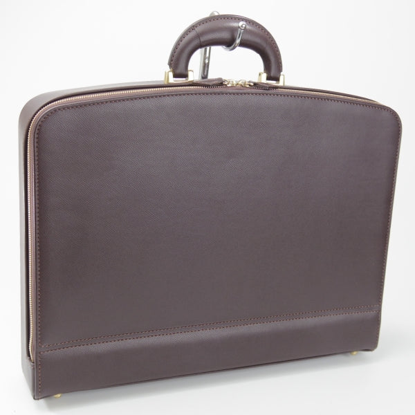 美品★大峽製鞄【高額★ソフトアタッシュケース/U11SU1】レザー/ブリーフケース/メンズ/ビジネス/バッグ/濃茶/革/鞄/オオバセイホウ★N5961