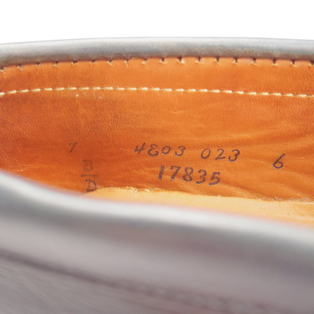 美品★オールデン 7D【貴重★(ハワイ)Leather Soul別注/クロムエクセルレザー仕様/17835】ヴァンラスト/コインローファー/紺/ALDEN★o116