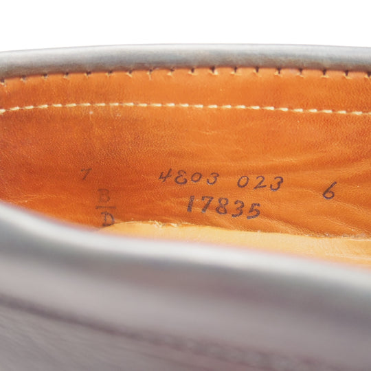 美品★オールデン 7D【貴重★(ハワイ)Leather Soul別注/クロムエクセルレザー仕様/17835】ヴァンラスト/コインローファー/紺/ALDEN★o116