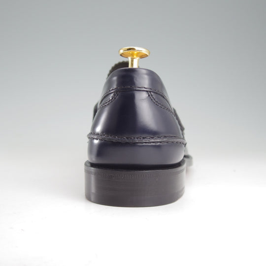 未使用★チャーチ 65G/UK6.5【モデル定価￥170,500-★コインローファー/PEMBREY/ペンブリー】126ラスト/ビーフロール/紺/Church's★o657