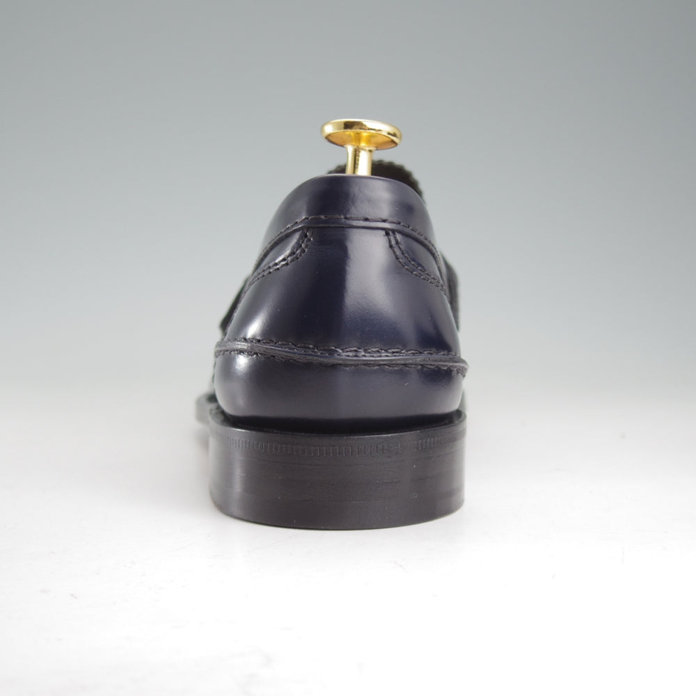 未使用★チャーチ 65G/UK6.5【モデル定価￥170,500-★コインローファー/PEMBREY/ペンブリー】126ラスト/ビーフロール/紺/Church's★o657