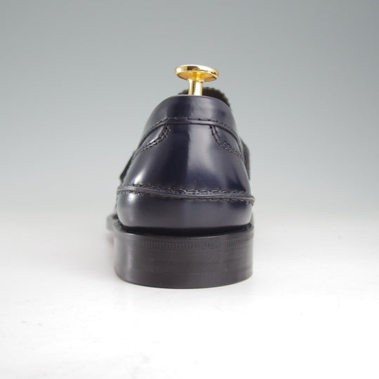 未使用★チャーチ 65G/UK6.5【モデル定価￥170,500-★コインローファー/PEMBREY/ペンブリー】126ラスト/ビーフロール/紺/Church's★o657