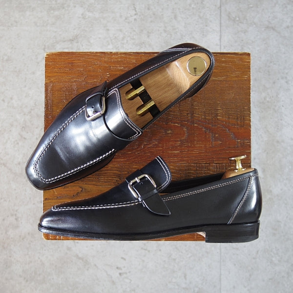 靴 TANINO CRISCI Tanino Crisci dress shoes black leather cap toe oxfords size