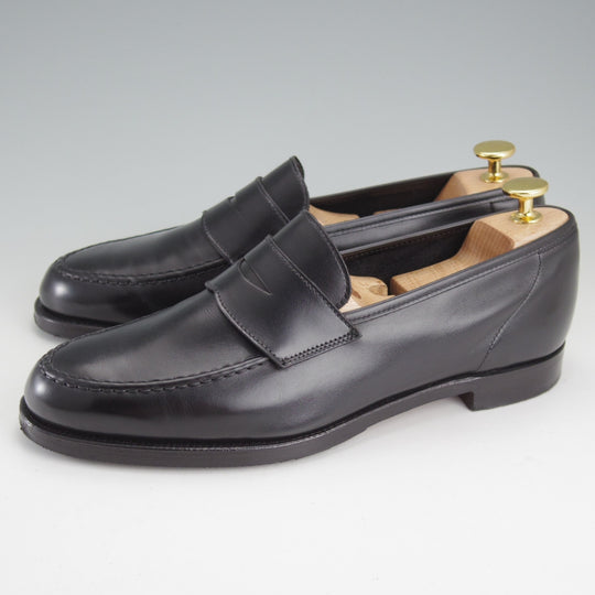 極上★クロケット&ジョーンズ 6.5E【定価￥121,000-★HARVARD 2/ハーバード2】コインローファー/376ラスト/カーフ/黒/Crockett&Jones★o118