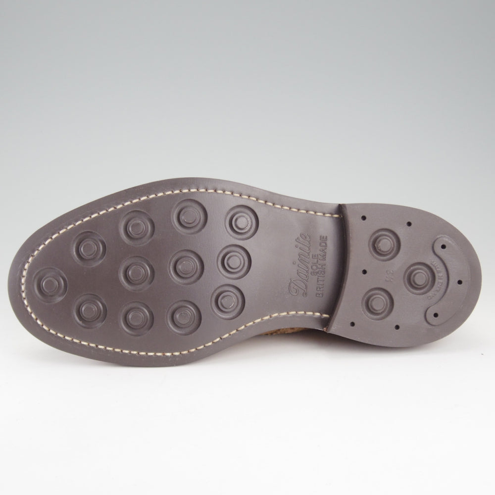 未使用★トリッカーズ SIZE 6.5【定価￥132,000-★ダイナイトソール/BOURTON/バートン】M5633/スエード/薄茶/メンズ/Tricker's★o658