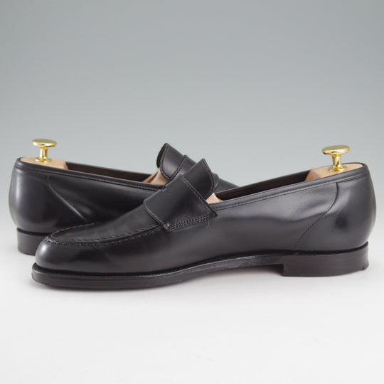 極上★クロケット&ジョーンズ 6.5E【定価￥121,000-★HARVARD 2/ハーバード2】コインローファー/376ラスト/カーフ/黒/Crockett&Jones★o118