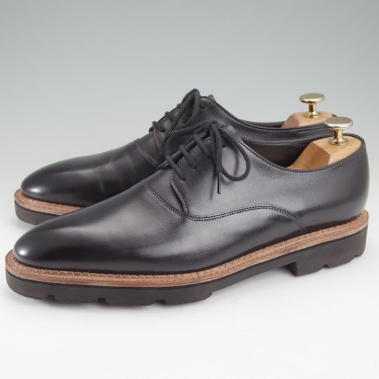 極美品★ジョンロブ 6D【定価￥266,200-★ZENNOR/ライトウェイトウォーキングソール】7000ラスト/プレーントゥ/黒/JOHN LOBB★n625
