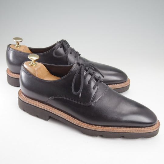 極美品★ジョンロブ 6D【定価￥266,200-★ZENNOR/ライトウェイトウォーキングソール】7000ラスト/プレーントゥ/黒/JOHN LOBB★n625