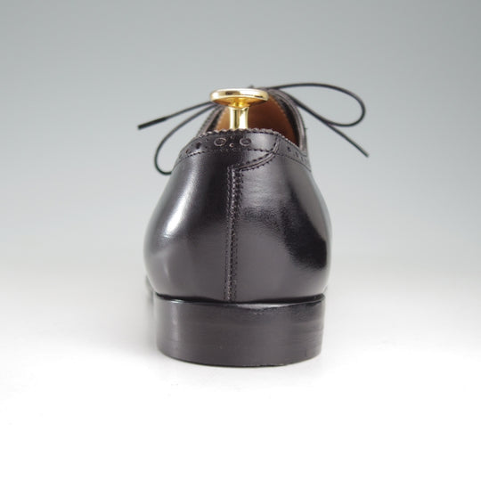 極上★エドワードグリーン 8E【現行定価20万円以上★CARDIFF/202ラスト】カーディフ/セミブローグ/カーフ/黒/メンズ/EDWARD GREEN★o659