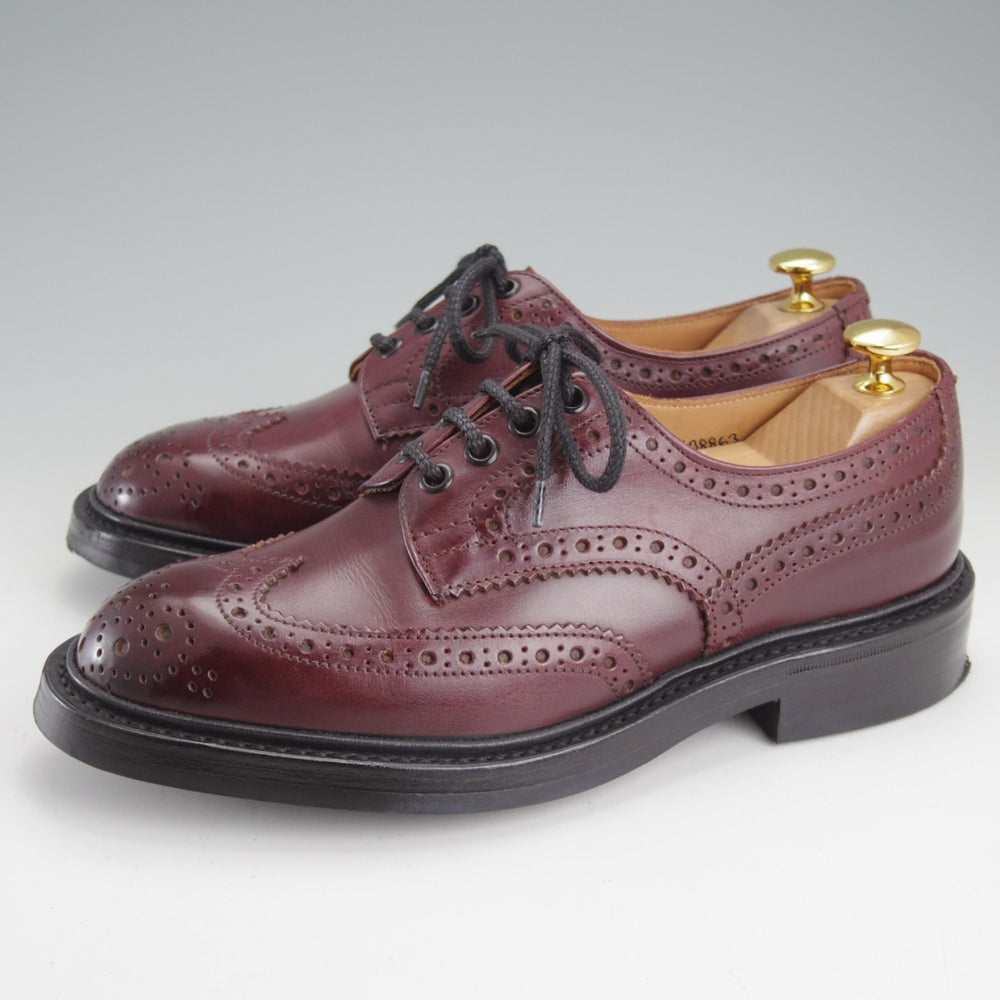 極上★トリッカーズ SIZE 6【定価￥132,000-★BOURTON/バートン】M5633/カントリーシューズ/バーガンディー/赤茶/メンズ/Tricker's★o119