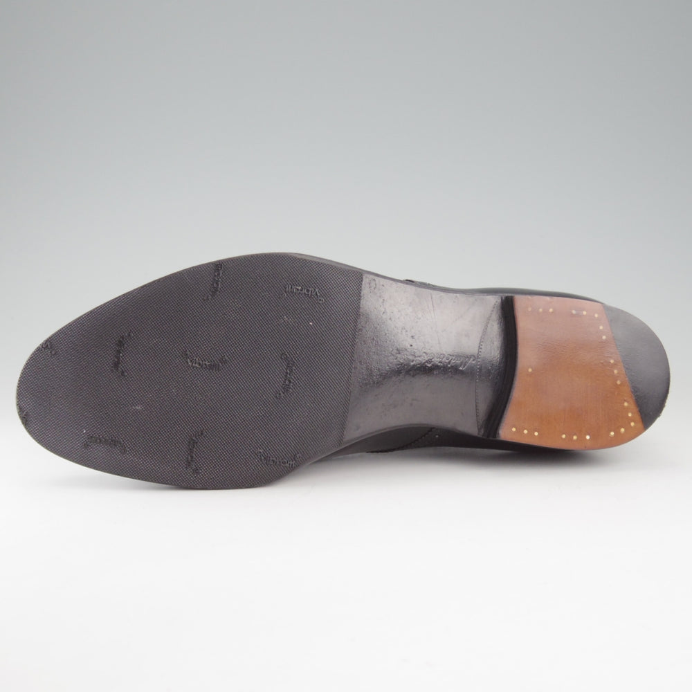 極上★エドワードグリーン 8E【現行定価20万円以上★CARDIFF/202ラスト】カーディフ/セミブローグ/カーフ/黒/メンズ/EDWARD GREEN★o659