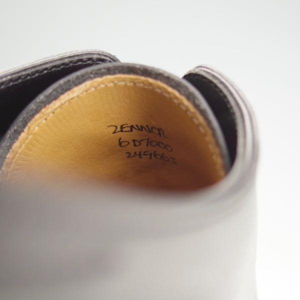 極美品★ジョンロブ 6D【定価￥266,200-★ZENNOR/ライトウェイトウォーキングソール】7000ラスト/プレーントゥ/黒/JOHN LOBB★n625