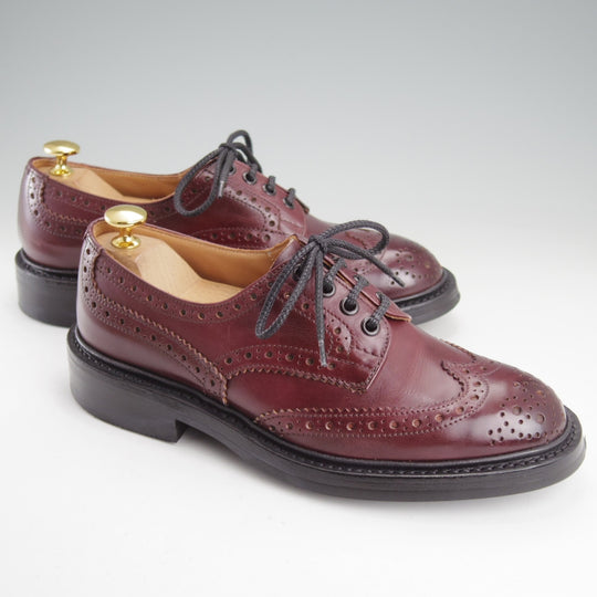 極上★トリッカーズ SIZE 6【定価￥132,000-★BOURTON/バートン】M5633/カントリーシューズ/バーガンディー/赤茶/メンズ/Tricker's★o119