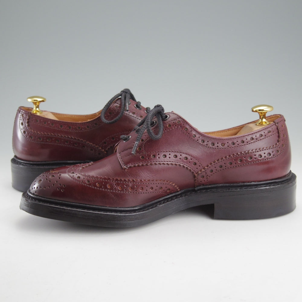 極上★トリッカーズ SIZE 6【定価￥132,000-★BOURTON/バートン】M5633/カントリーシューズ/バーガンディー/赤茶/メンズ/Tricker's★o119